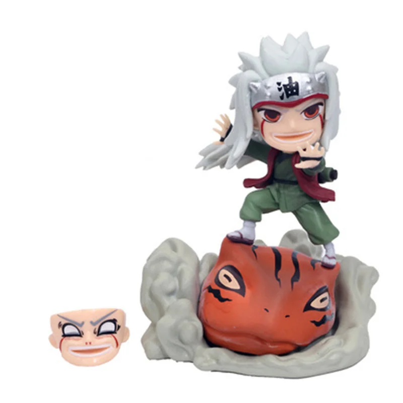 

Экшн-фигурка Naruto Jiraiya Q Ver GK, 10 см, ПВХ фигурка, аниме модель, коллекционная Изысканная фигурка, игрушки для детей, подарок