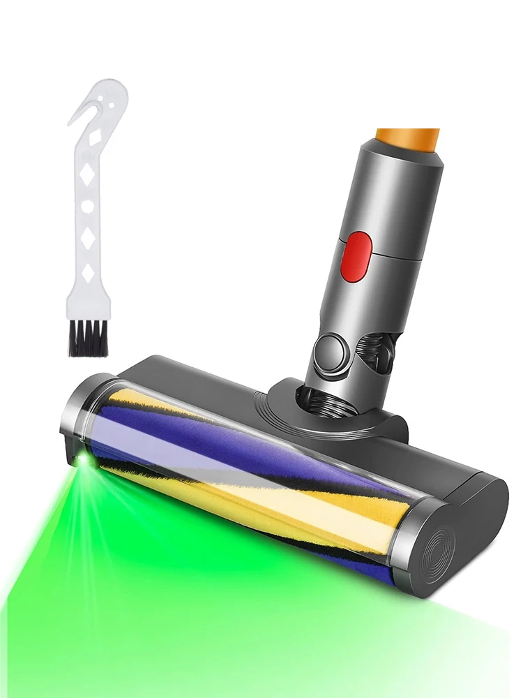 

Светодиодное Крепление Для Напольного Мягкого Ролика, Электрическая Щетка Для Dyson V7 V8 V11 V10 V15, Аксессуар Для Пылесоса