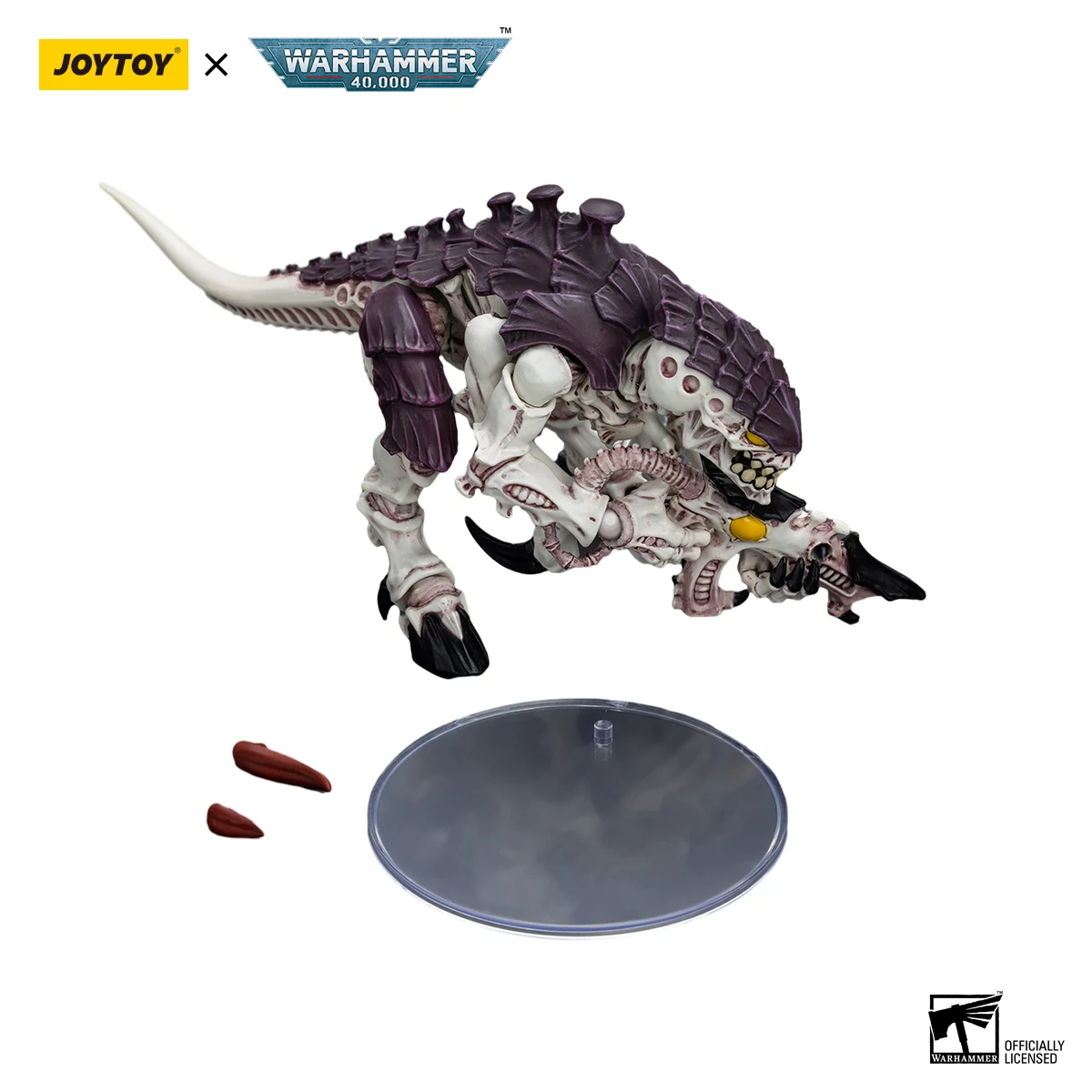 Фото JOYTOY Warhammer40K 1/18 Фигурка Tyranids Улей Флот Левиафан Термагант с фигурками Fleshborer Игрушки №5
