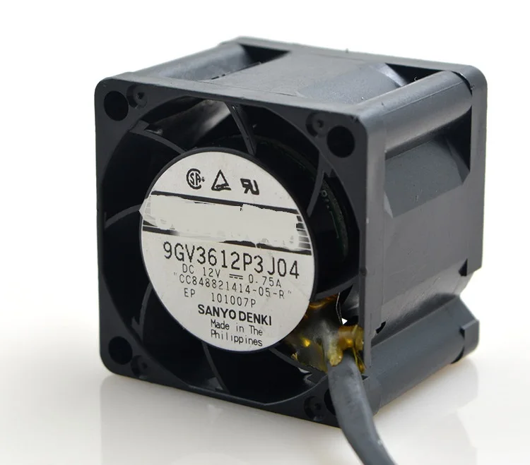

Новый оригинальный 9G3612P3J04 12В 0.75A 3828 3,8 см охлаждающий вентилятор
