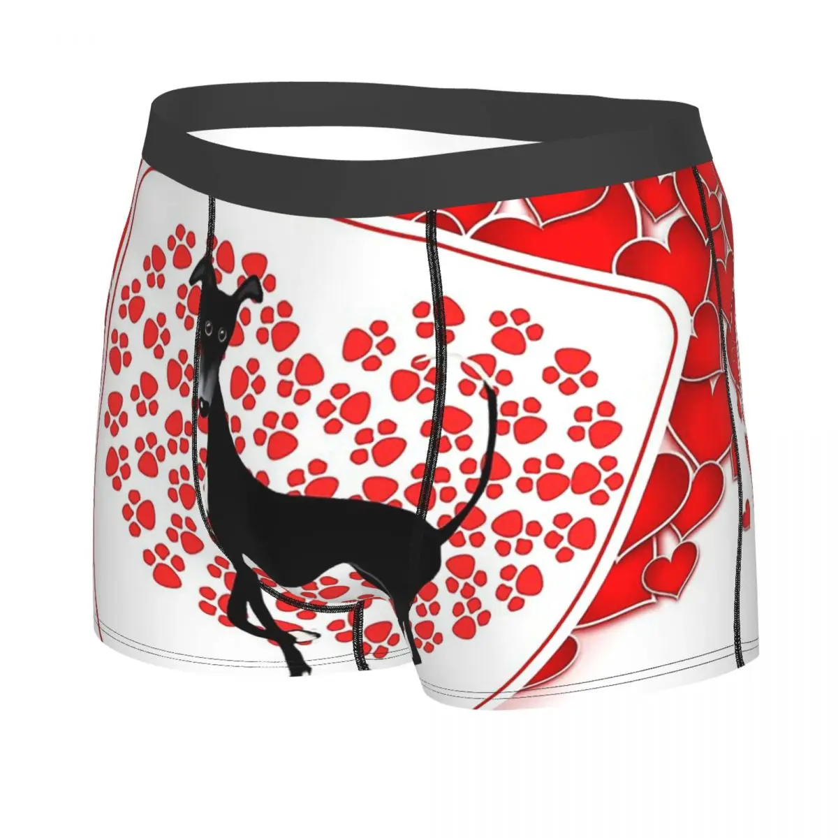 Трусы-боксеры мужские с принтом сердечки |