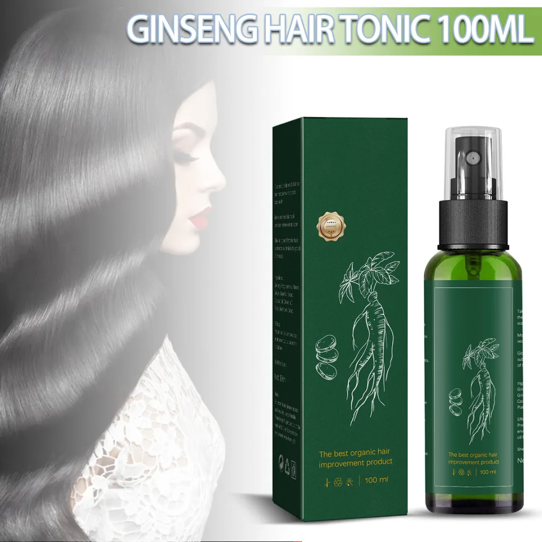 

1 шт., эссенция для роста волос с женьшенем, 100 мл