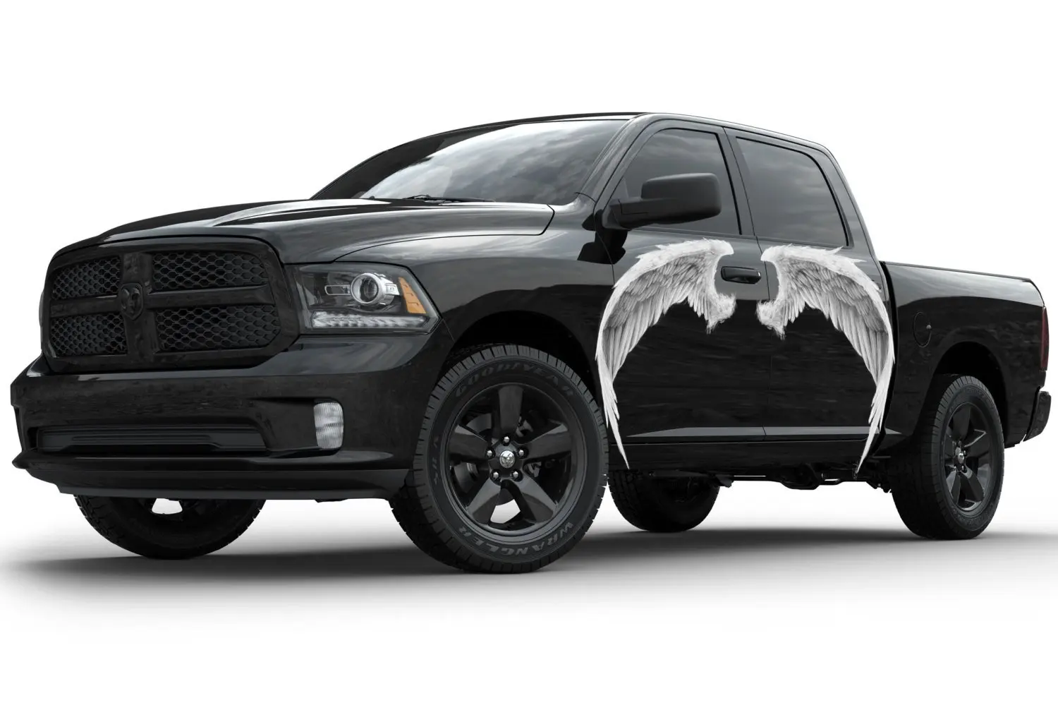 

Виниловая графика с изображением крыльев Ангела, полноцветная виниловая графика с изображением крыльев Ангела для автомобилей, подходит д...