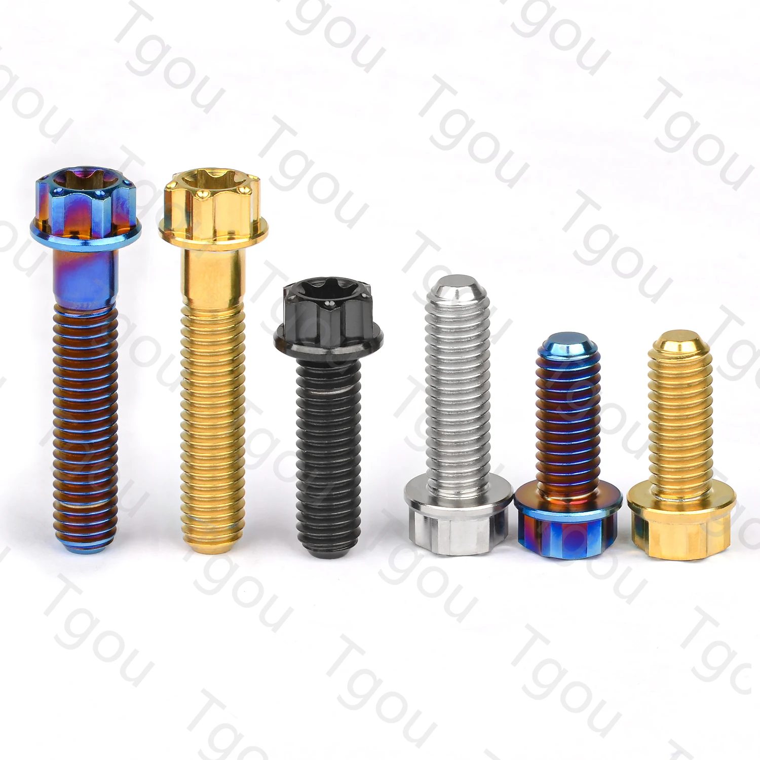 Титановый болт Tgou M6x15/20/30 мм фланец Torx T30 винт с головкой для модификации мотоцикла