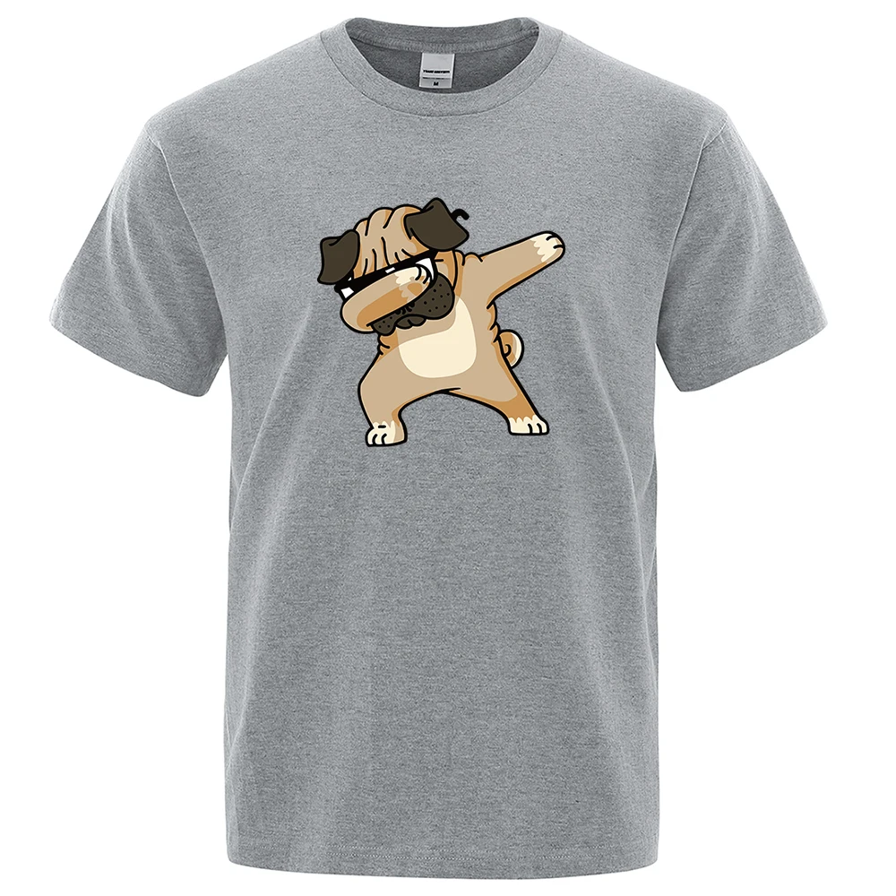 

Футболка мужская с круглым вырезом, брендовая тенниска с принтом животных, собак, топ в стиле хип-хоп, лето 2021