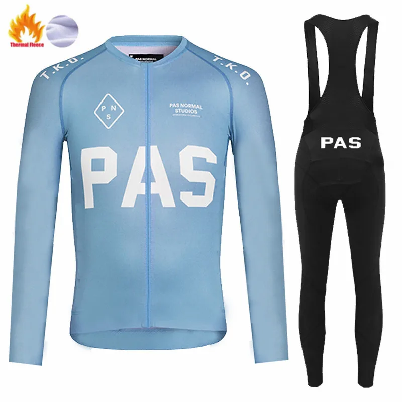 

Комплект спортивной одежды PNS мужской с длинным рукавом, теплая флисовая Спортивная одежда для езды на велосипеде, трикотажный комплект