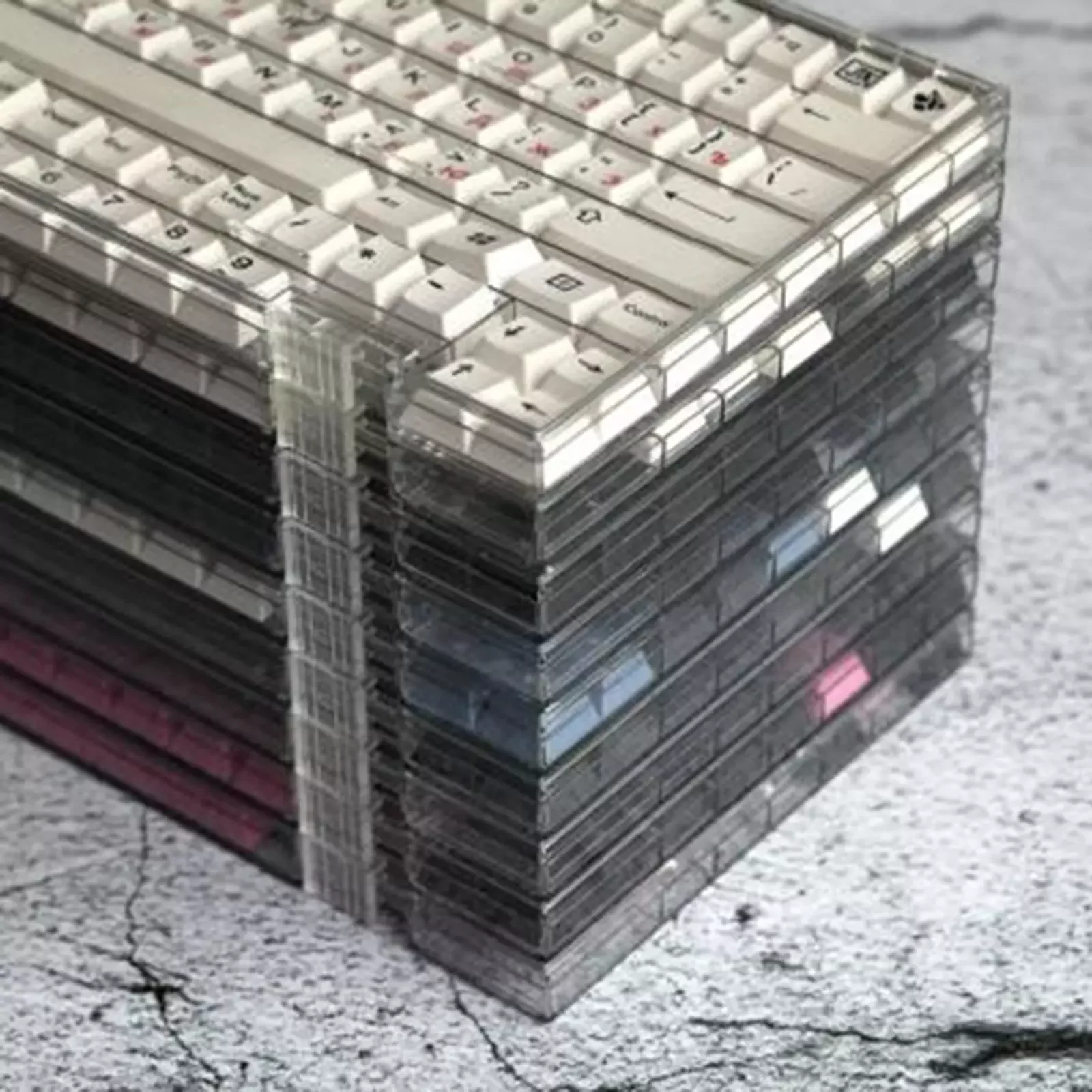 

Transparent Keycap Storage Box Display for Cherry Xda Dsa Profile Key Caps