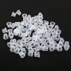 100 шт., набор прозрачных колпачков для тату-машинки