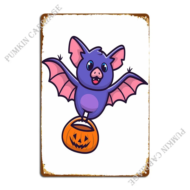 

Bat Metal Sign Poster Painting Printing Cinema Club Tin Sign Poster