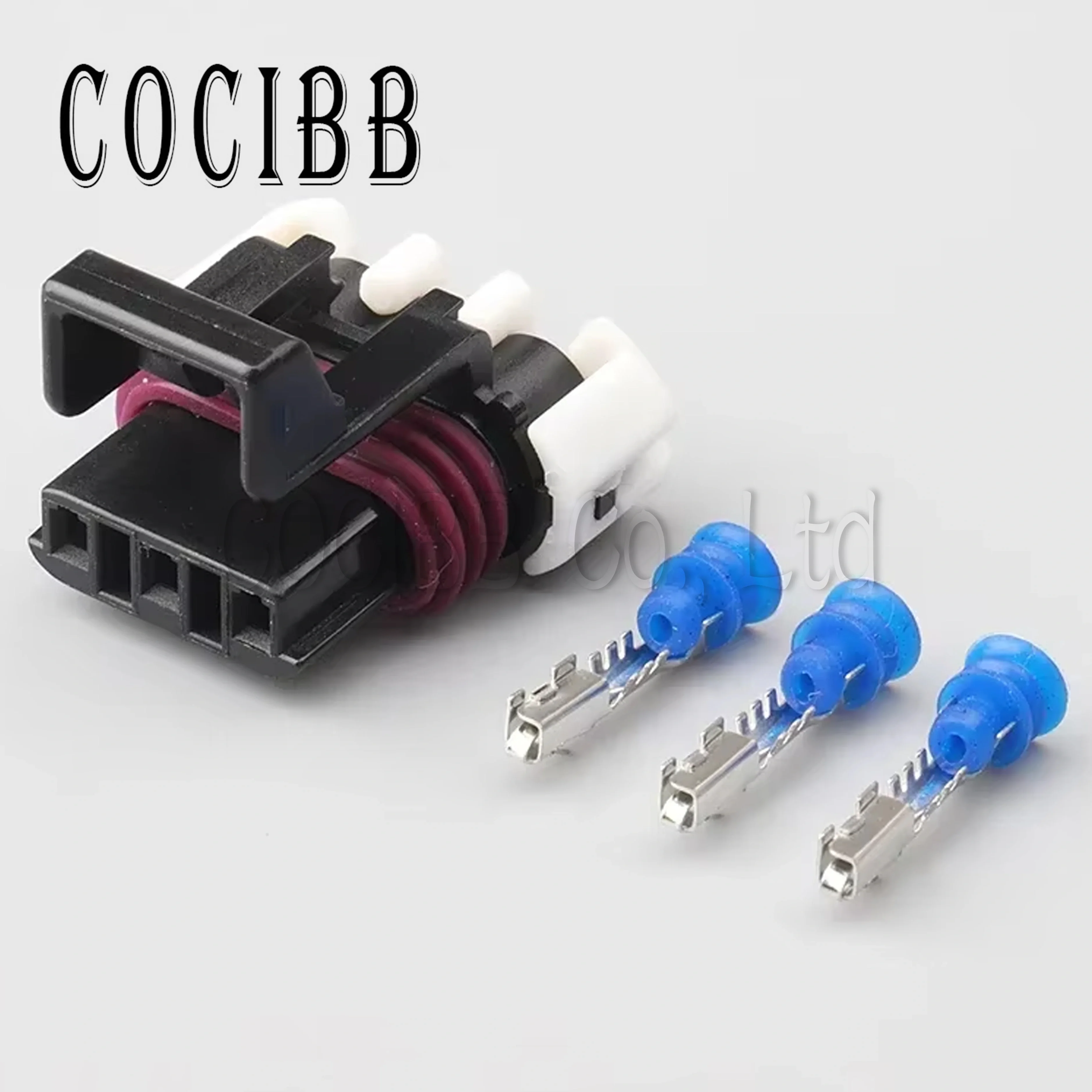 

1 комплект, 3-контактный 12129615 12110293, черный автоматический кабельный разъем, температура, автомобильный провод, разъем датчика