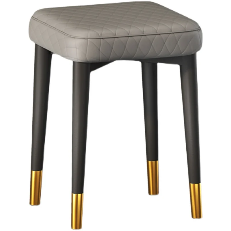 Роскошный домашний скандинавский стул, легкий Штабелируемый обеденный стул, простые письменные столы и стулья для спальни, туалетный табур...