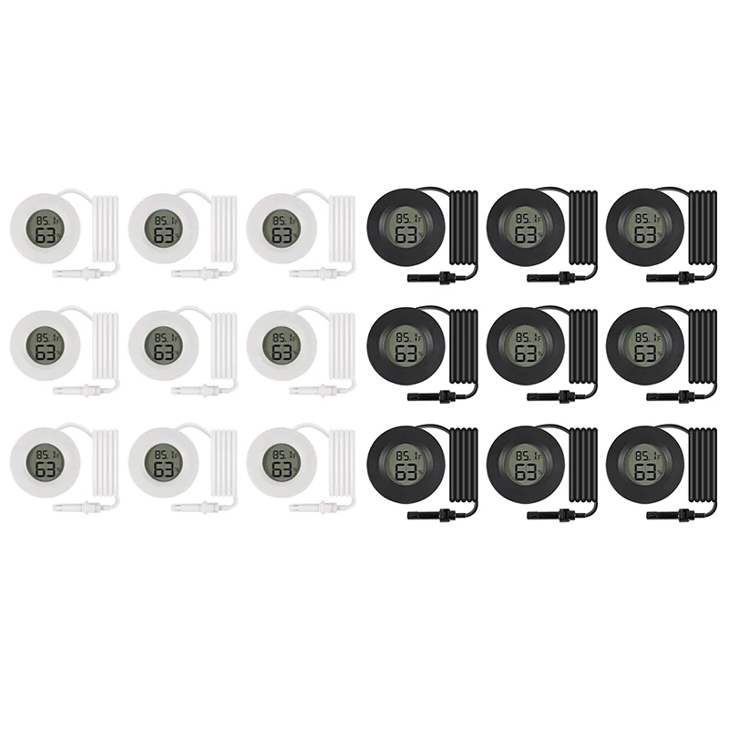 

Цифровой мини-гигрометр, термометр с щупом, внутренний и наружный Измеритель температуры и влажности, кабель 1,5 м