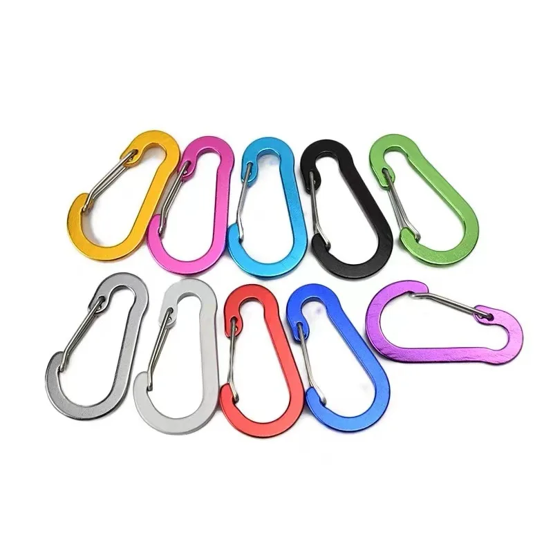 

5 шт., пружинный карабин из алюминиевого сплава