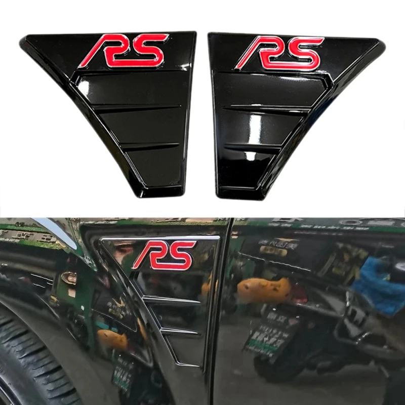 Яркие черные вентиляционные отверстия для боковых крыльев сменные решетки