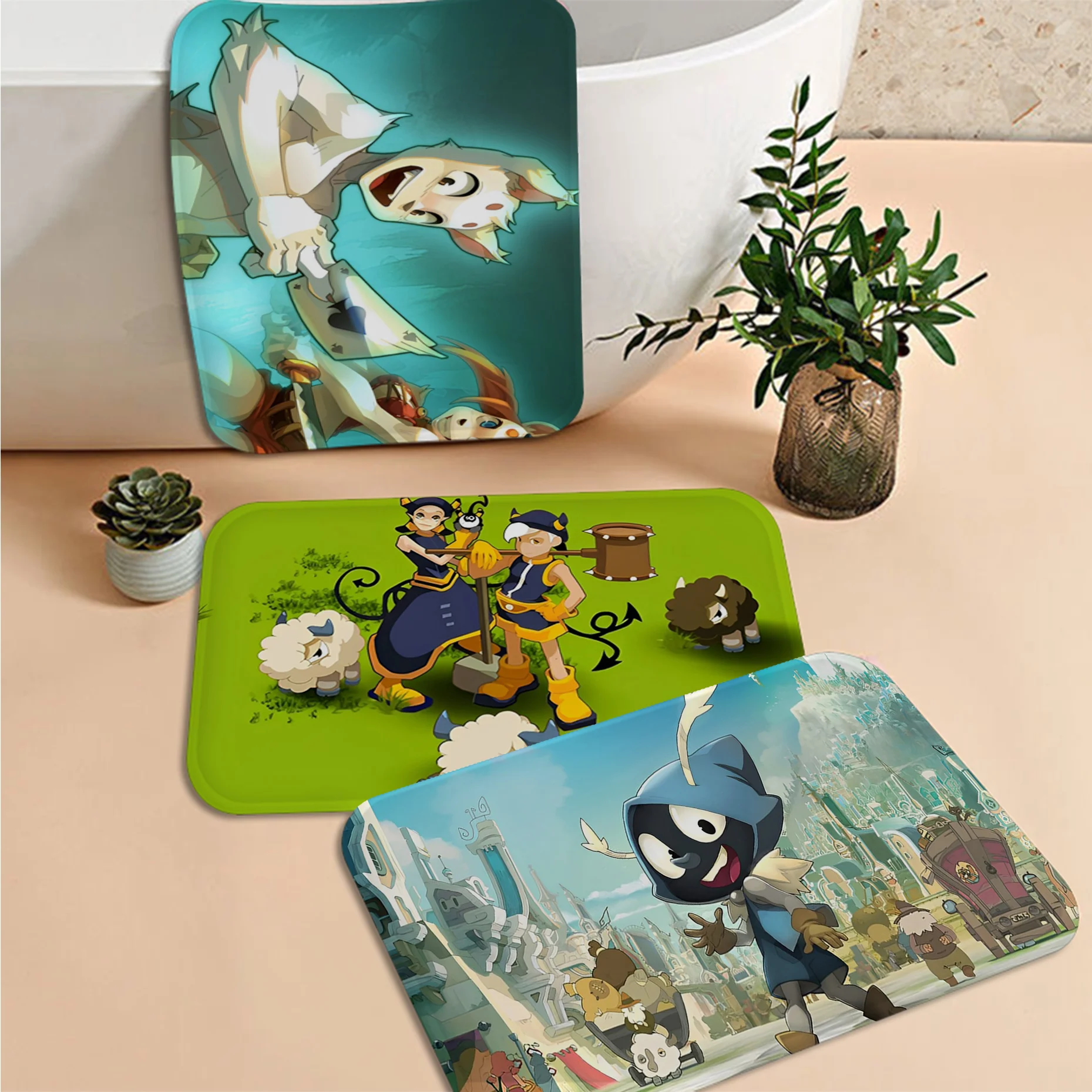 

D-Dofu Game Floor Mat Room Mats Cheaper Anti-slip Modern Living Room Balcony Printed Modern Home Decor