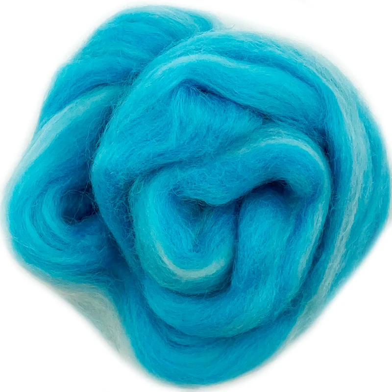 5g 10 г градиентная цветная серия валяние Шерсть-ровинг Шерстяное волокно для