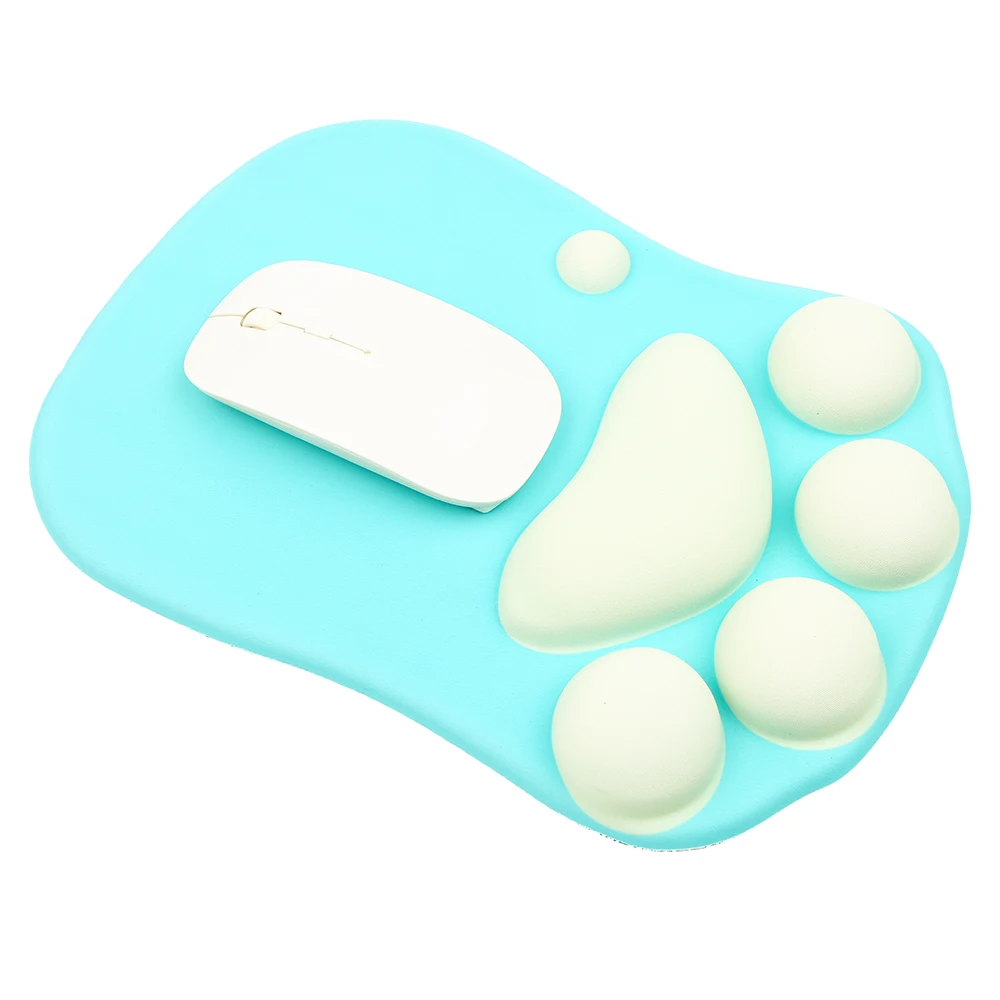 

Силиконовый коврик для мыши с милым кошачьим когтем, силиконовый коврик для мыши, Противоскользящий коврик для мыши с плавным движением, то...