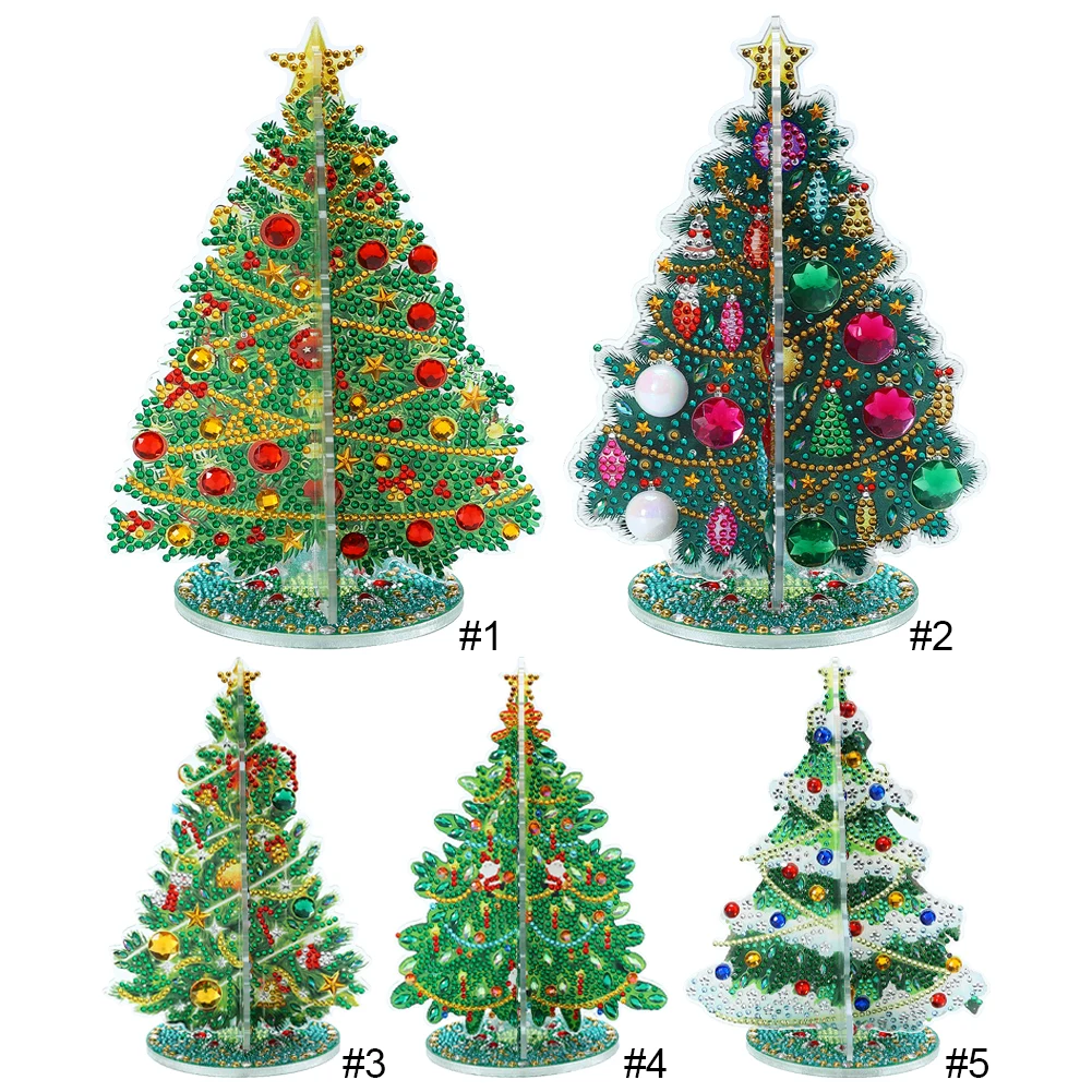 Рождественская елка особой формы 5D &quotсделай сам&quot искусство бриллиантов
