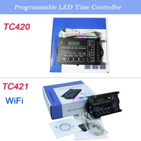 tc420tc421 rgb led controller time programable dc12v24v 5 channels 20a common anode wifi programmable led strip dimmer