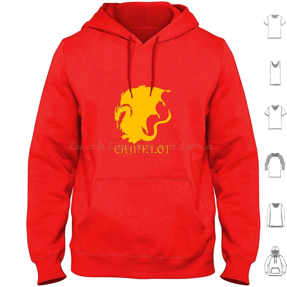 

Souvenir Tee Hoodie cotton Long Sleeve Geek Nerd Merlin Merlin