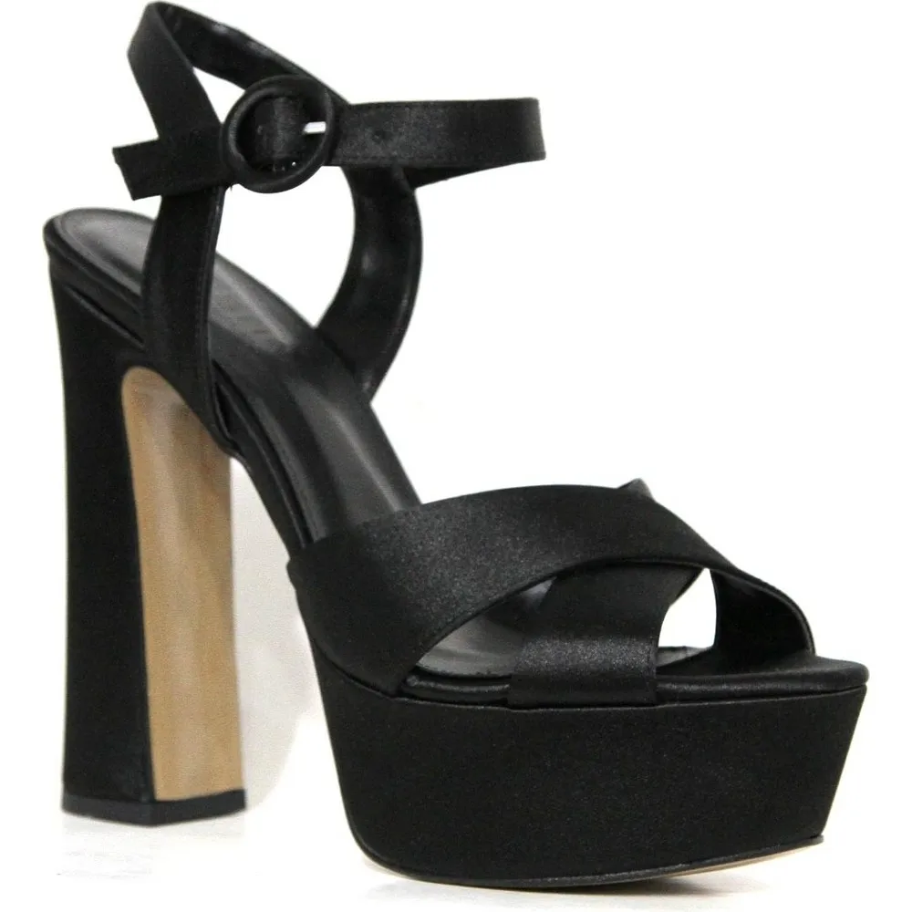 

Dorlie Evening Sandals Satin