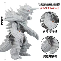 12cm soft rubber monster ultraman grigio regina action figures model furnishing articles doll childrens assembly puppets toys