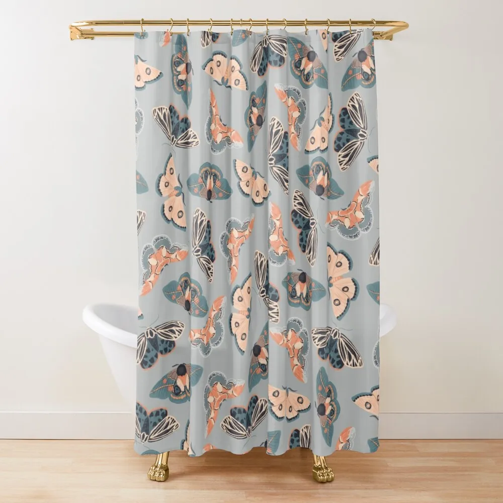 

Copy Of Moth Pattern Curtain Room Vintage Partition Waterproof Outdoor Outdoor Shower Shower Curtains