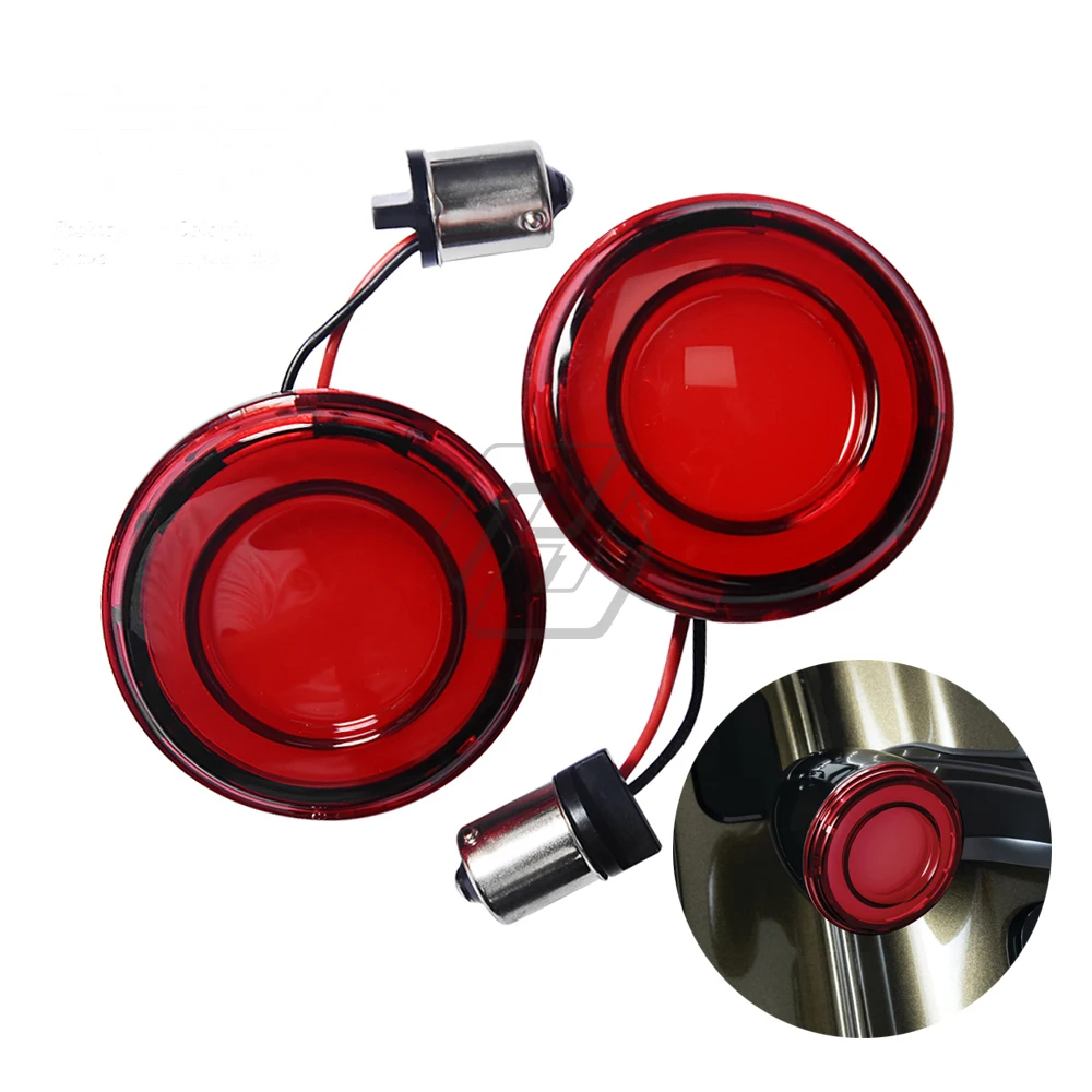 

For Harley Touring Softail Dyna Sportster XL883 XL1200 Motorcycle Bullet Style LED Rear Turn Signal Conversions