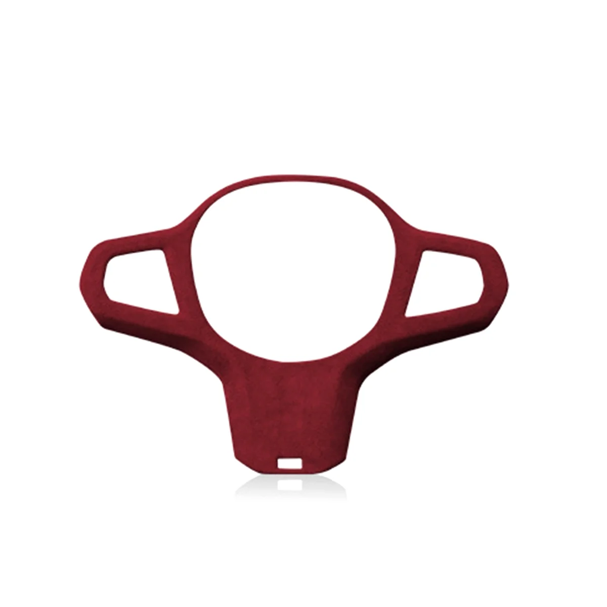 

For 19-22 BMW X5 Suede Leather Steering Wheel Panel Cover Steering Wheel Trim Modification Stickers Red