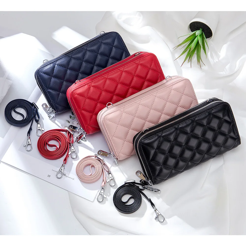 Luxury Brand Women Clutch Bag Large Capacity Women Wallets Cell Phone Pocket High Quality Multifunction Long Wallet for Women