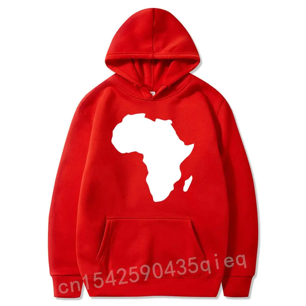 

Africa Map African American Pride Black History Month Casual Autumn Women's Hoodies Clothes Designer Sweatshirts Sudadera