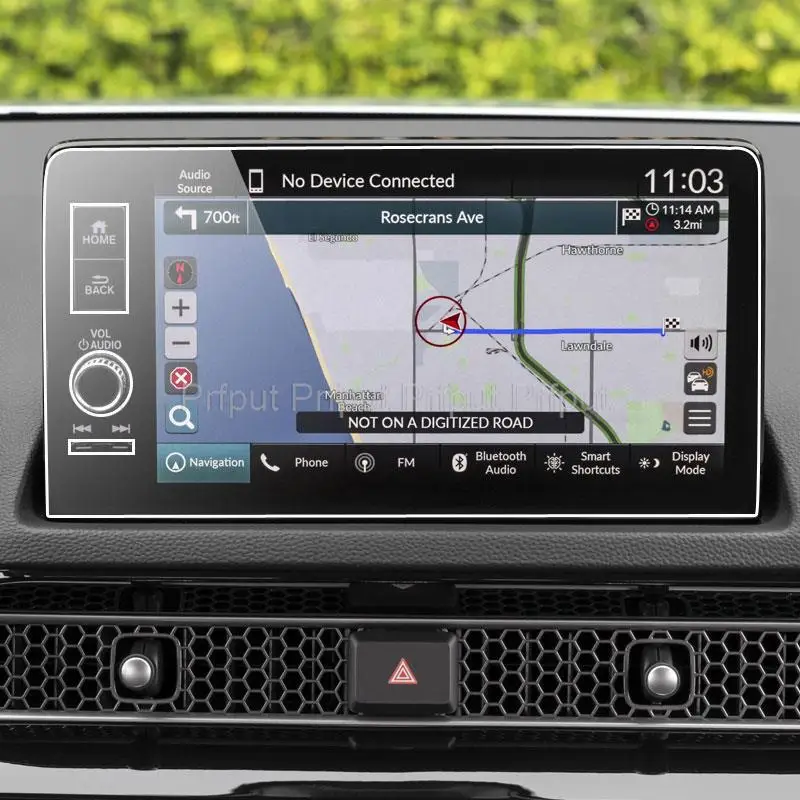 Для Honda Civic CR-V автомобиль 2022 2023 мультимедийный протектор ЖК-навигация Закаленное стекло Защитная пленка для сенсорного экрана