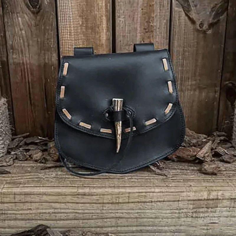 Поясная Сумка в средневековом стиле эпохи Возрождения винтажная кожаная сумка