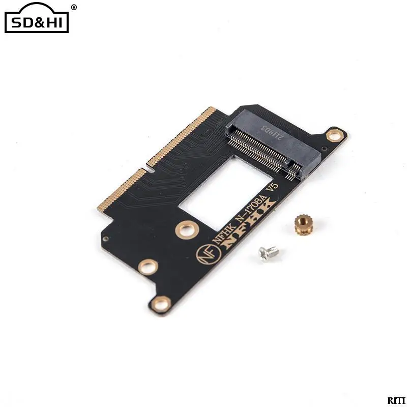 NVMe M.2 адаптер NGFF PCIE-M.2 SSD-карта для Macbook Pro A1708 2016 2017