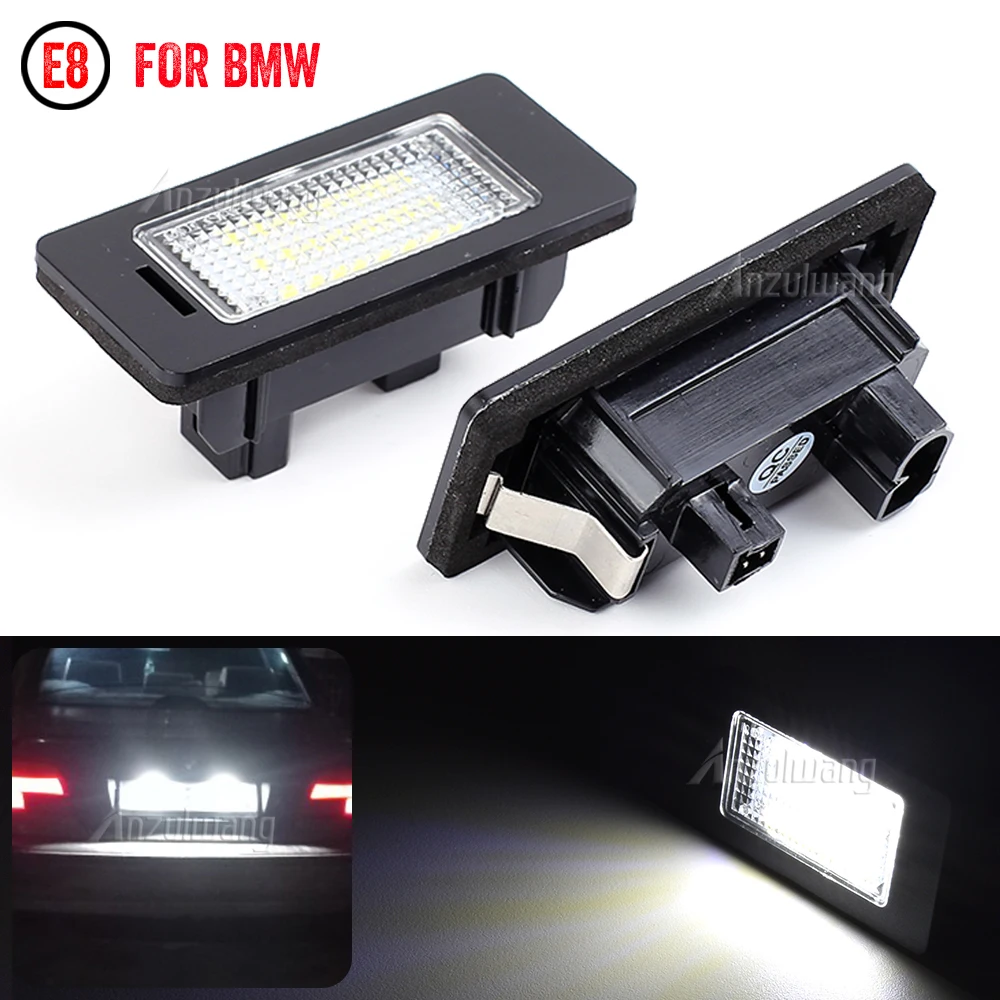 

2 шт. для BMW E92 E93 F30 F31 F45 E39 E60 F11 E70 X5 E84 X1 E82 F22 E90 E91 E61 F10 12 В Автомобильный светодиодный фонарь для номерного знака