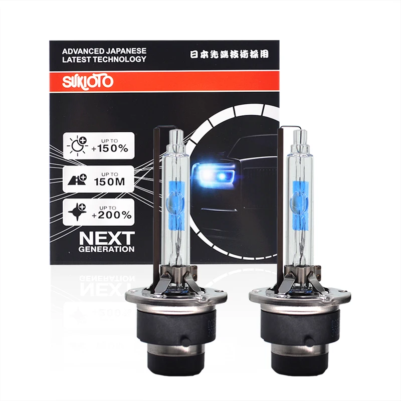 2 шт. SUKIOTO подлинная японская HID ксеноновая лампа 90981-20005 90981-20008 90981-20013 90981-20029 D2S D4S 35 вт 55 вт 6000K для Toyota Lexus