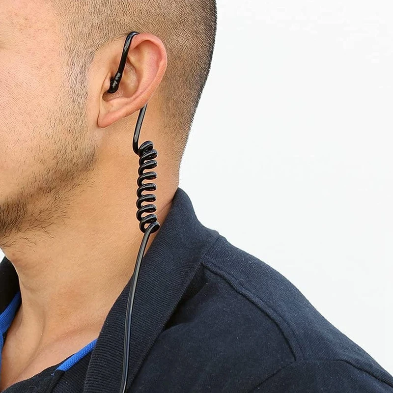 Walkie Talkie Accessories Earpieces for Baofeng Motorola Kenwood Retevis Midland Two Way Radios Headset Secret Spy Game Earpiece