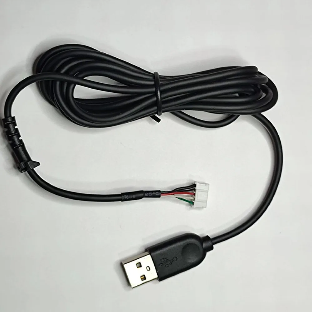 Фото Прочный 5-контактный USB-кабель для мыши, шнур для Logitech G102/ G102 Hero, провод для игровой мыши 180 см, сменная деталь, аксессуары для ремонта №1
