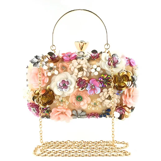 

Ladies handmade beaded bag Fashion banquet wedding party bag