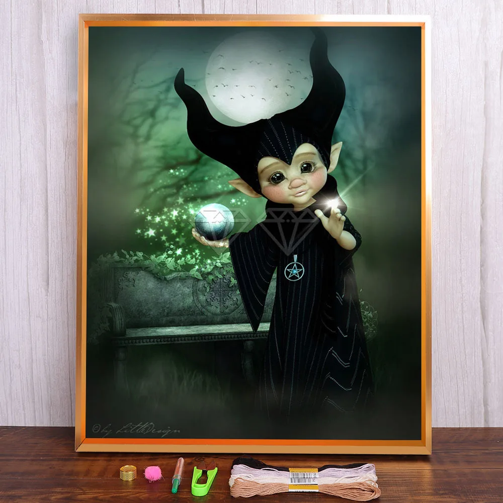 

Cartoon Joker Girl Boy Baby Ghost Printed 11CT Cross Stitch Full Kit DIY Embroidery DMC Threads Craft Hobby work Magic