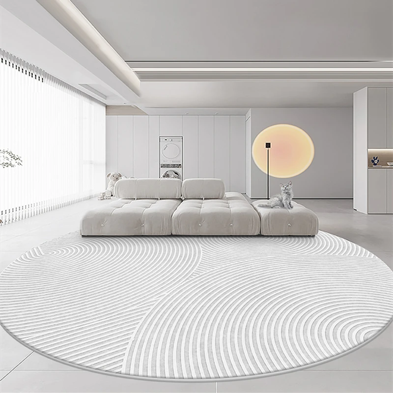 Modern Art Minimalist Round Rugs Living Room Decoration Large Area Carpet Bedroom Bedside Carpets Studio Lounge Rug Chair Mat |