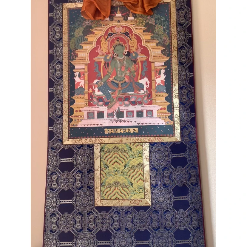 

Thangka wall home decoration hanging decoration living room entrance painting printing