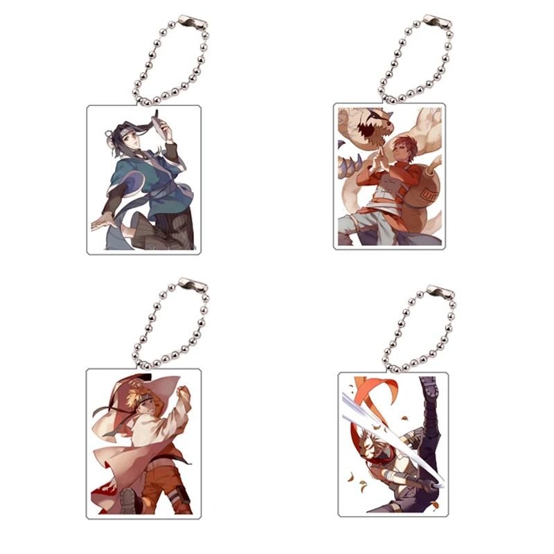 Брелок Наруто Kawaii аниме периферийный персонаж Какаши Недзи квадратная Гаара