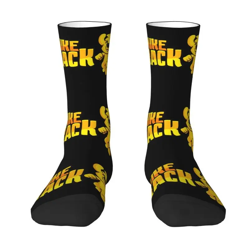 

Забавные мужские носки с мультипликационным рисунком Mikecrack, теплые дышащие круглые носки унисекс с 3D-принтом