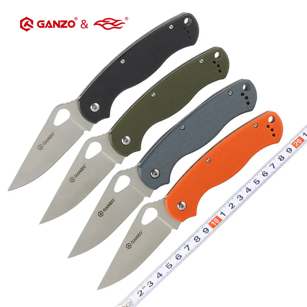 Фото Складной нож Ganzo G729 с клинком из стали 440C и рукоятью G10, 58HRC, хит продаж, для повседневного ношения, активного отдыха и выживания №2