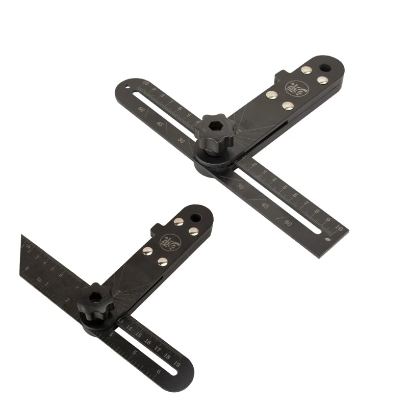 

Y5LE Angular-Bevel-Gauge Adjustable Angle Ruler with Lock Measuring-Gauge Woodworking Measuring Tool Woodworkers Accessories