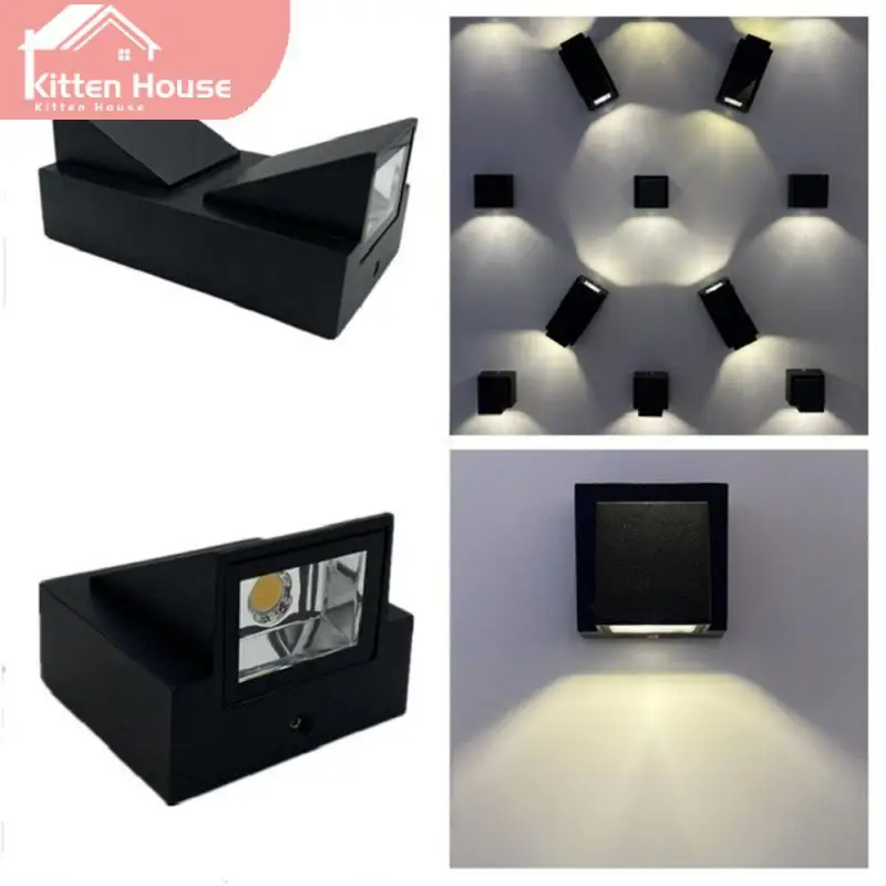 

Bedroom Living Room Courtyard Corridor Entrance Background Wall Lamp Modern Simple Led Lights Aluminum Double-head Wall Decor