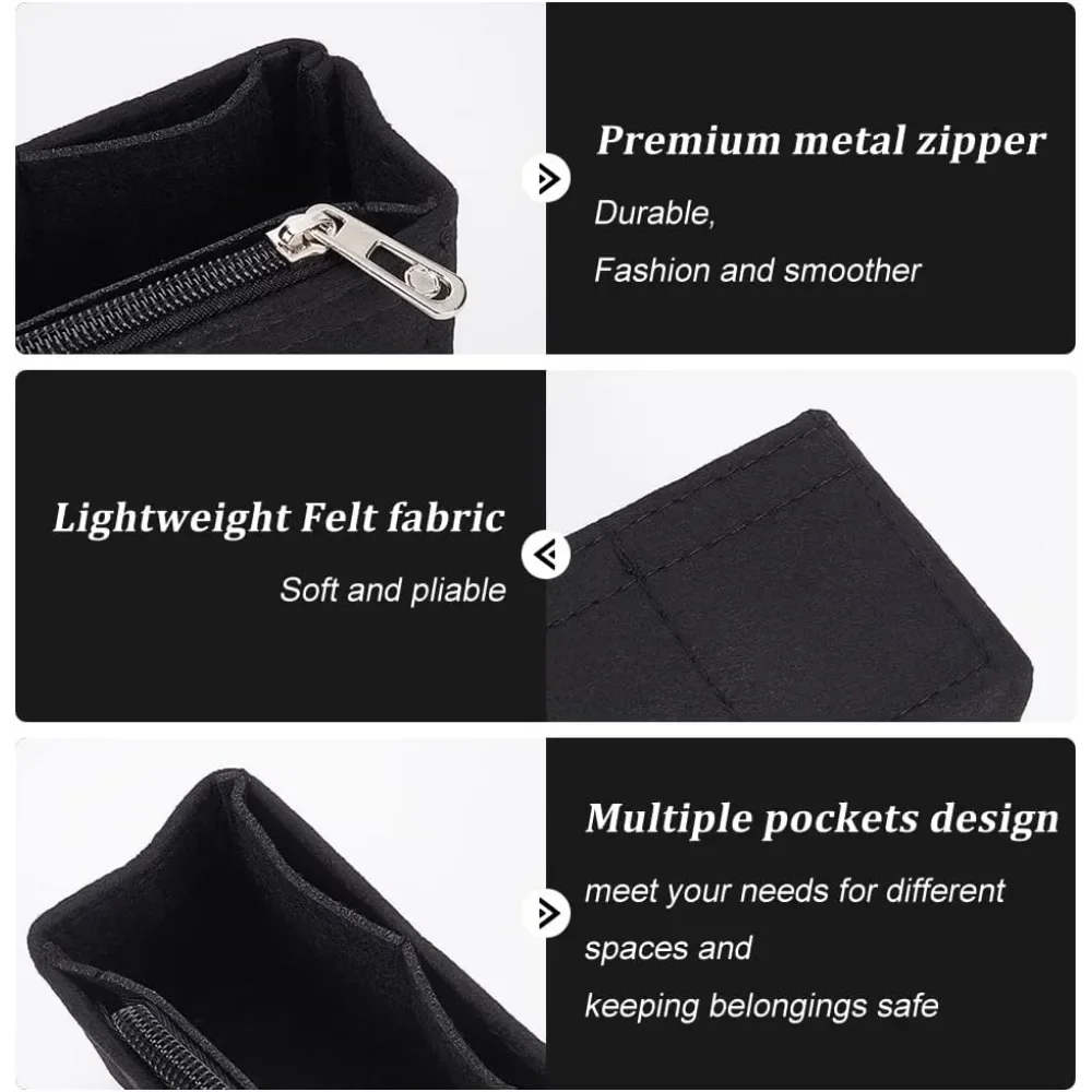 Фетровый органайзер-вставка для кошелька вставка-органайзер сумки через плечо GG