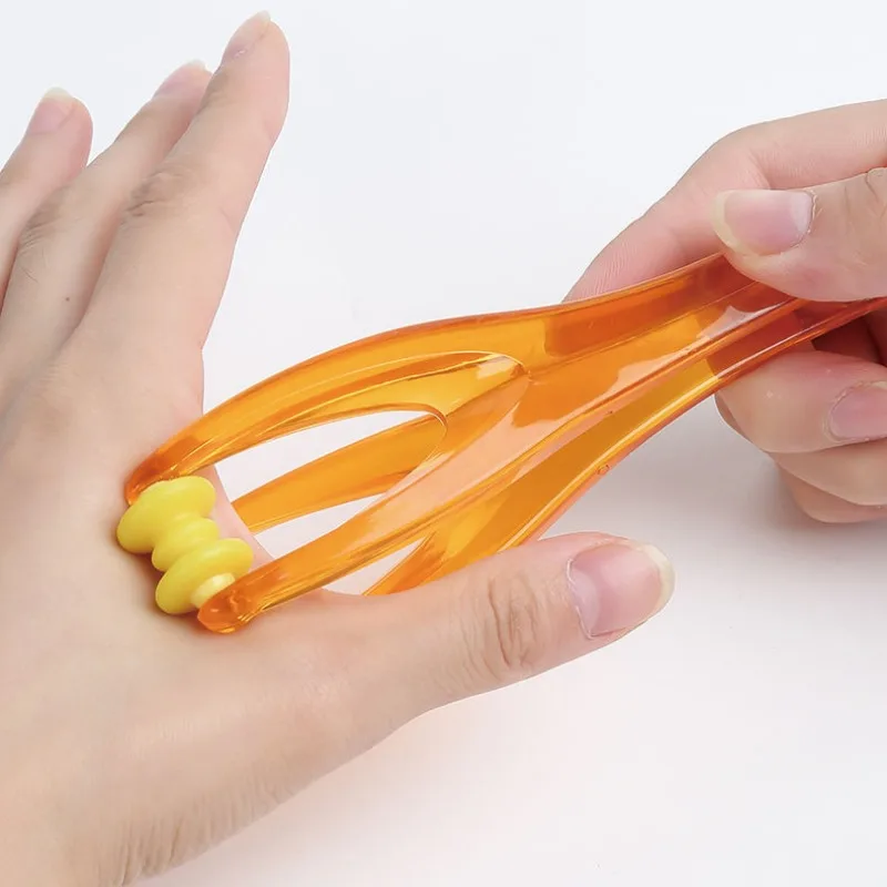 Новый массажер для пальцев рук Relax Blood Hot Elastic Dual Roller Joint Massage Tools Инструменты