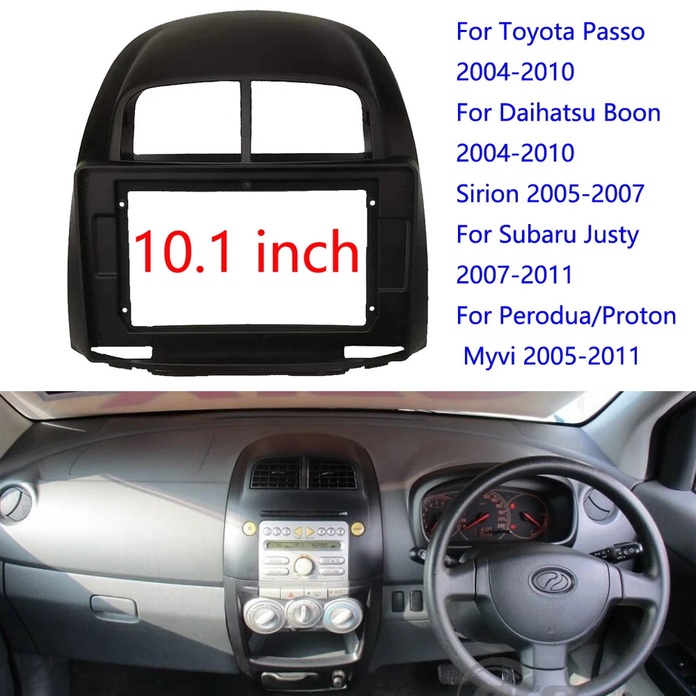 Автомобильная панель для Toyota Passo Daihatsu Boon Sirion Subaru Justy Perodua Myvi видеопанель приборная